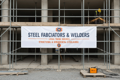 Steel Fabricators & Welders Scaffold Banners