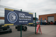 Tyre Fitters Mesh Banners