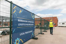 Warehousing Contractors Mesh Banners