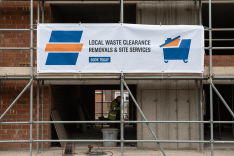 Waste Clearance Scaffold Banners
