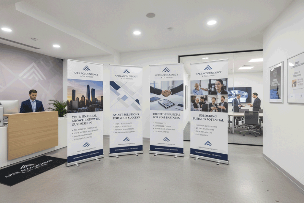 Accountant Banner Stands