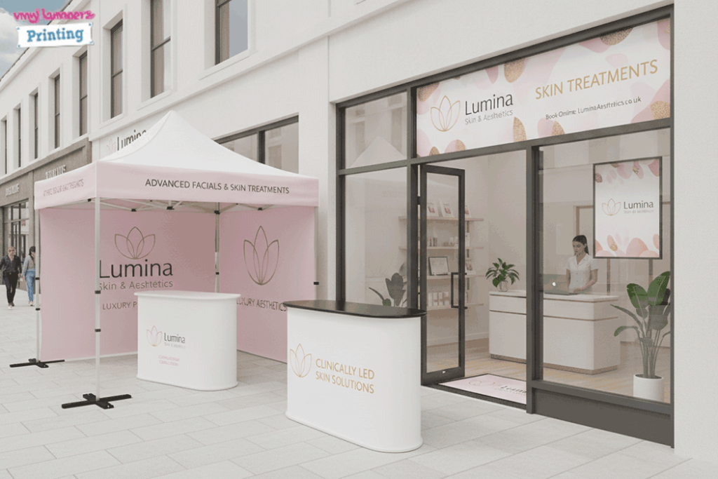 Aesthetic Clinic Beauty Outdoor Banner Stands