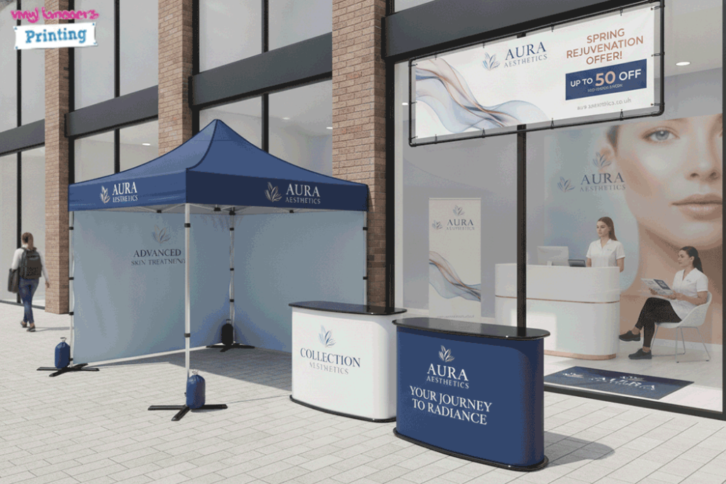 Aesthetic Clinic Outdoor Banner Stands