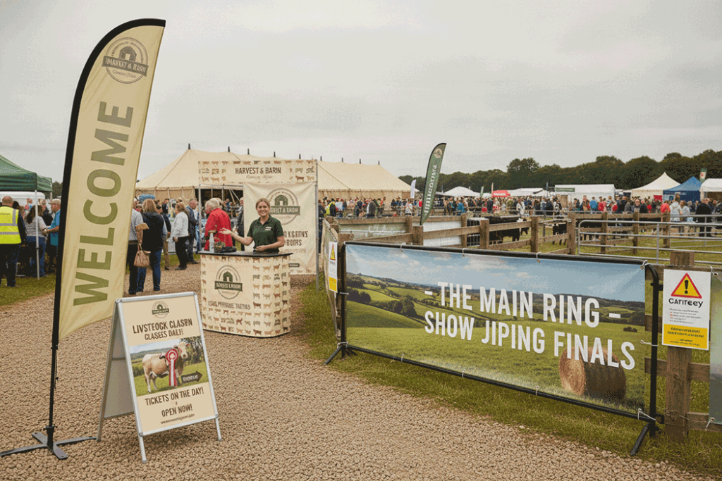 Agricultural Show Outdoor Banner Stands