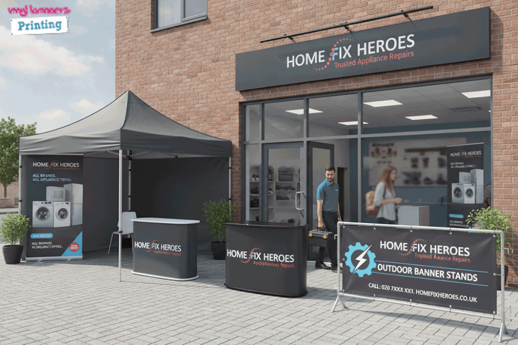 Appliance Repair Outdoor Banner Stands