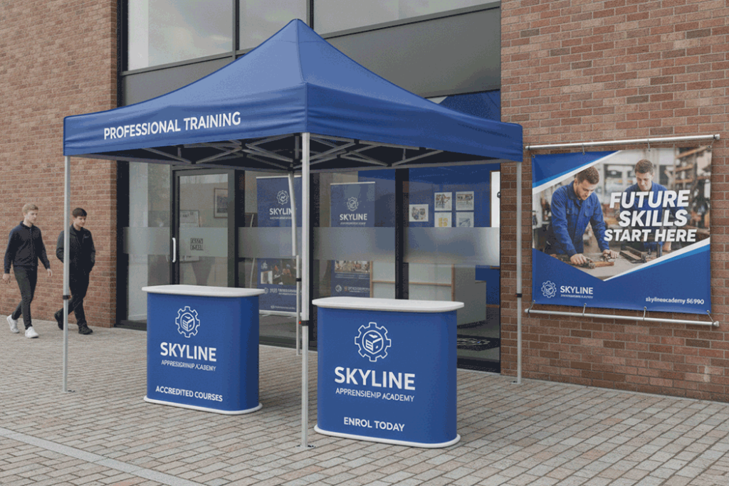 Apprenticeship Training Provider Outdoor Banner Stands