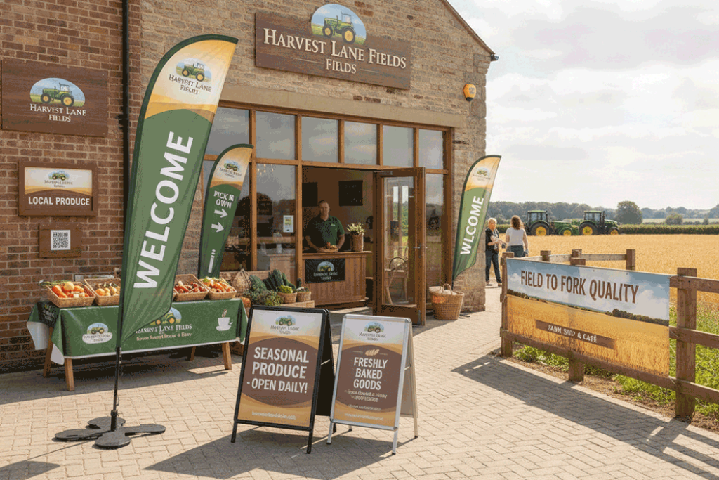 Arable Farm Outdoor Banner Stands