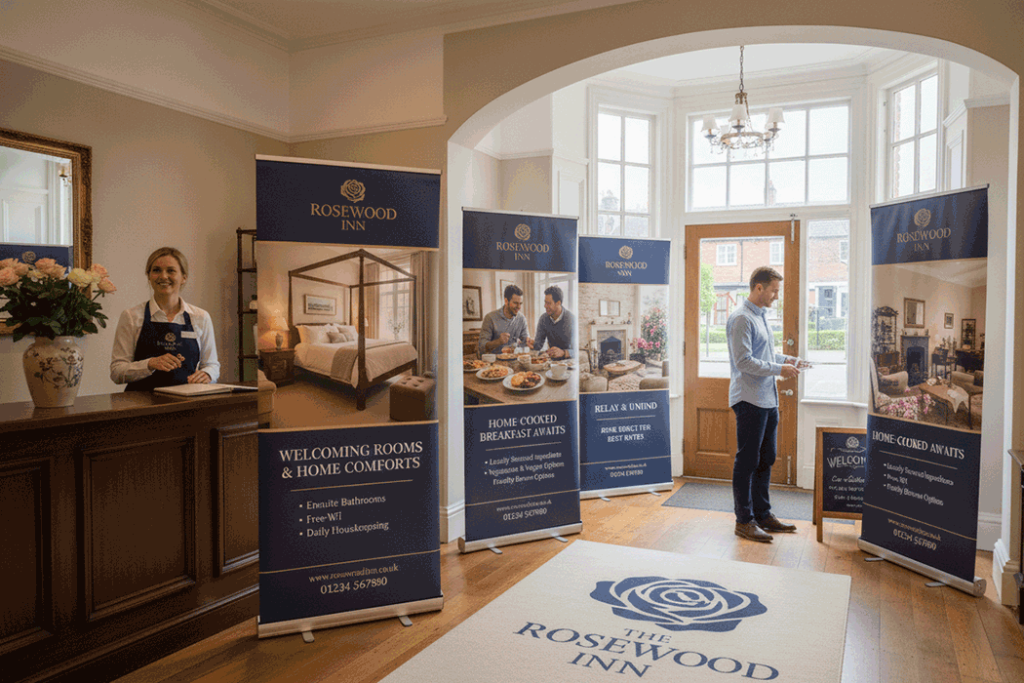 B&B Indoor Banner Stands