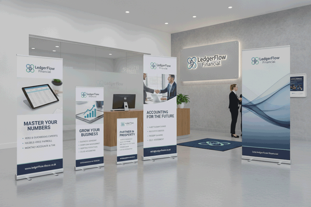 Bookkeeper Banner Stands