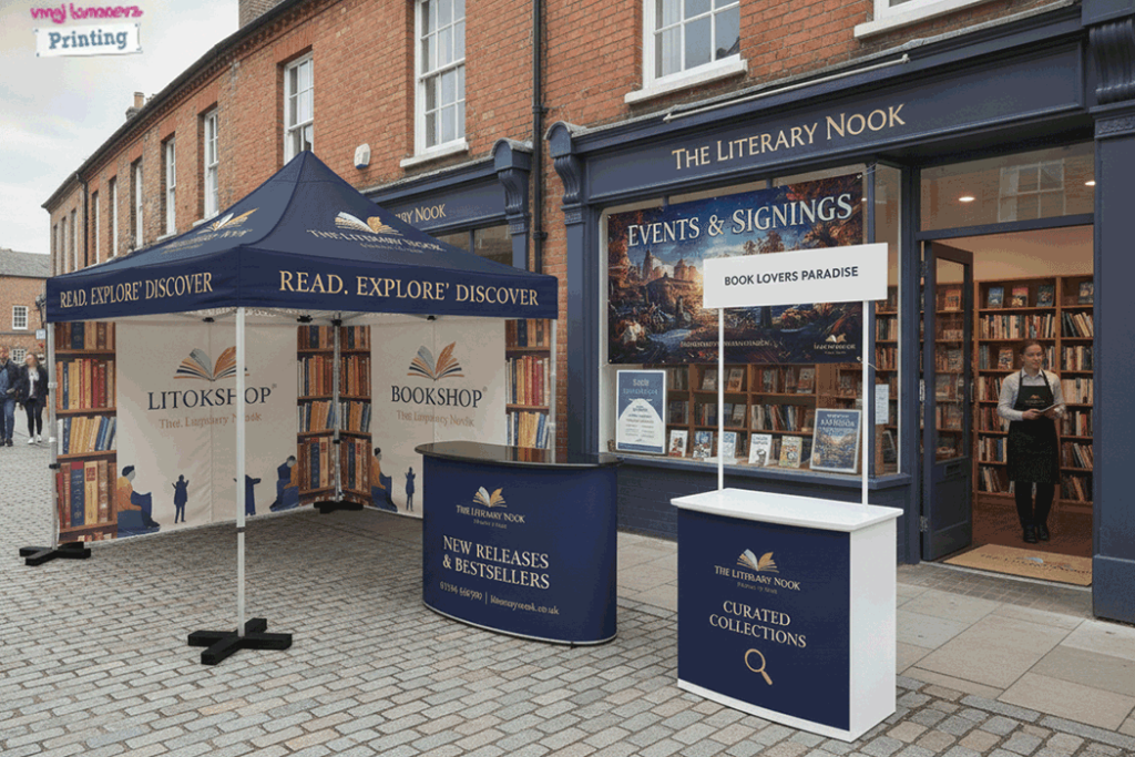 Bookshop Outdoor Banner Stands