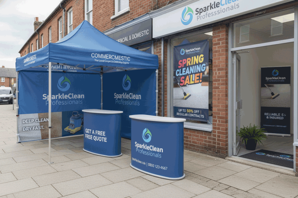 Carpet Cleaning Outdoor Banner Stands