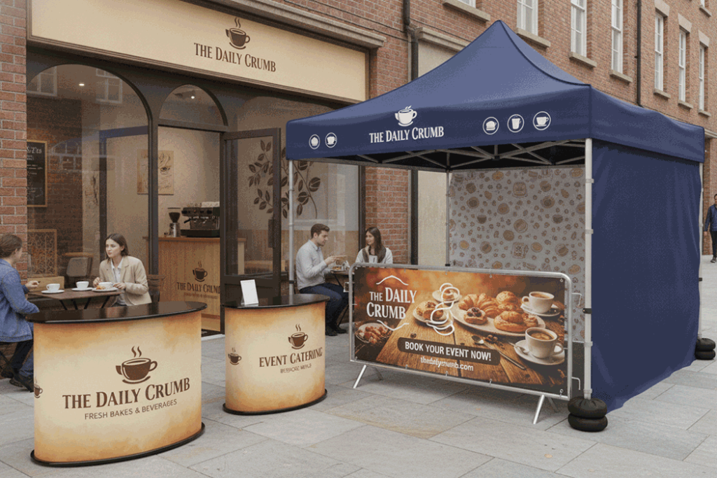 Catering Outdoor Banner Stands