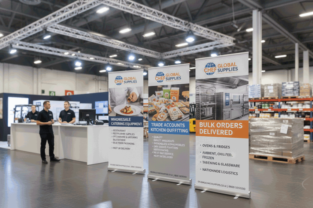 Catering Supplier Indoor Banner Stands