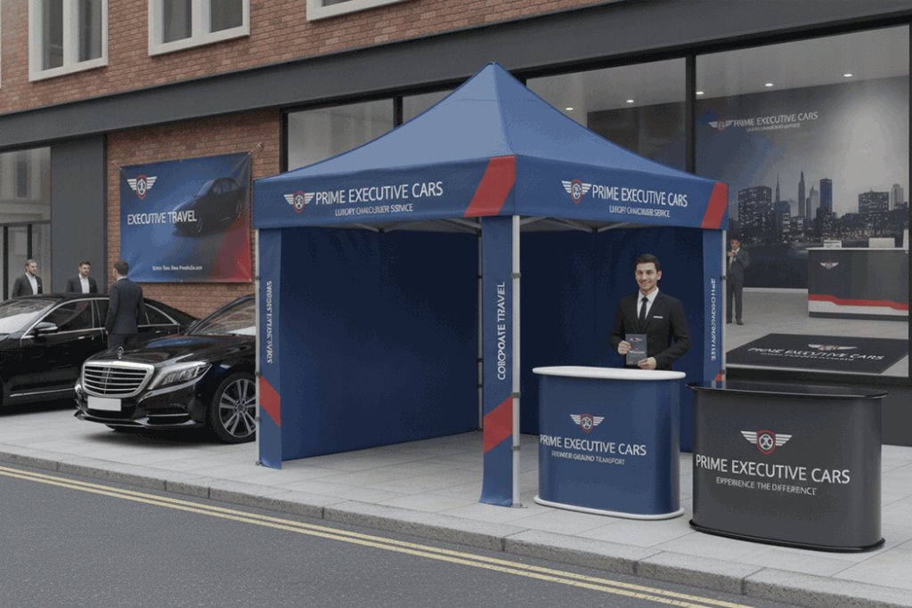 Chauffeur Service Outdoor Banner Stands