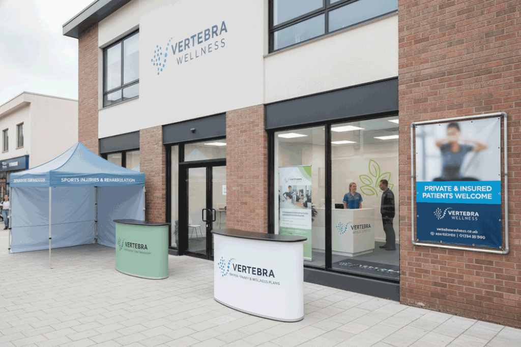 Chiropractic Clinic Outdoor Banner Stands