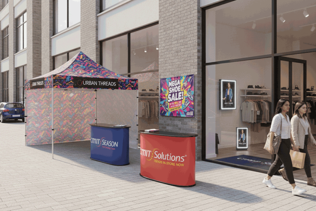 Clothing Shop Outdoor Banner Stands