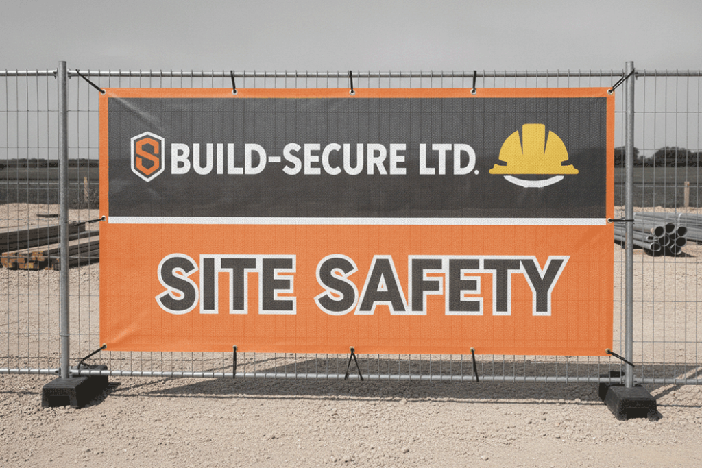 Civil Engineering Mesh Banner Printing