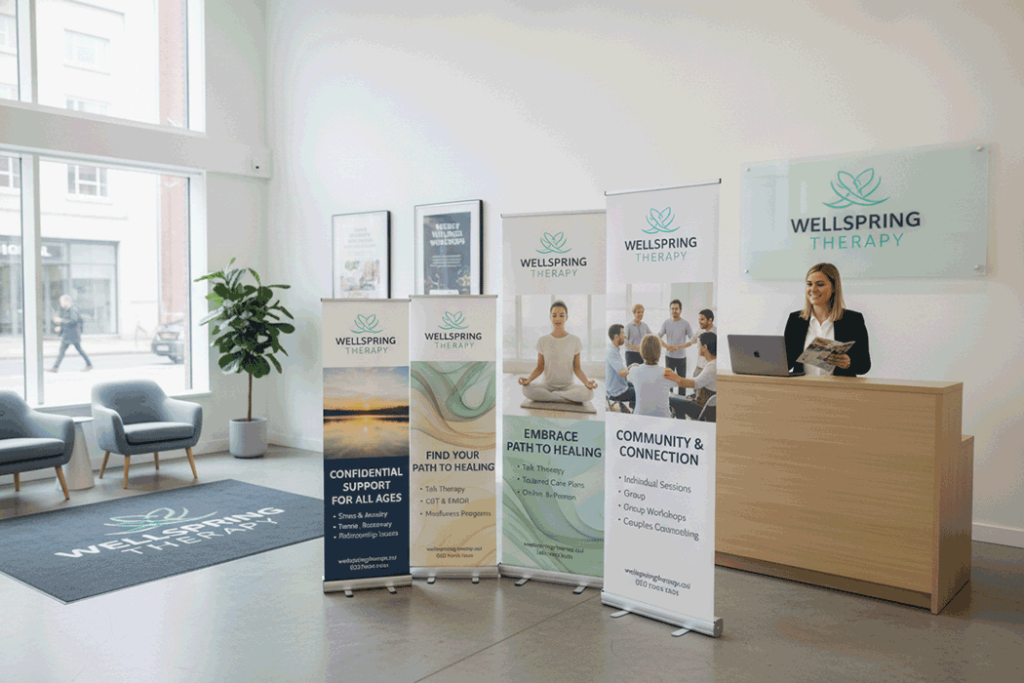 Counselling Practice Indoor Banner Stands
