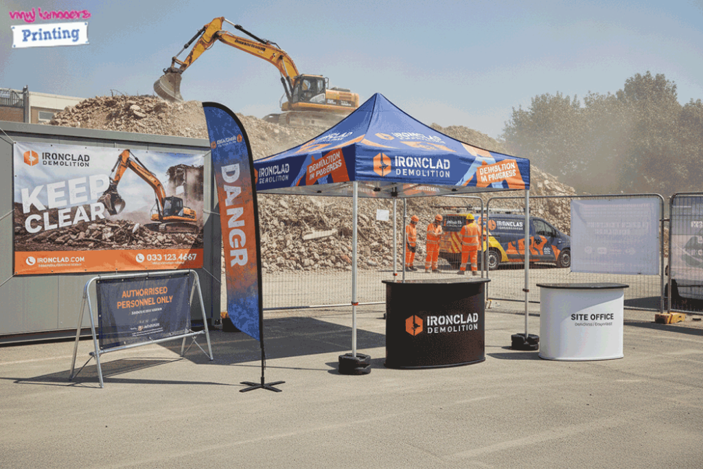 Demolition Company Outdoor Banner Stands