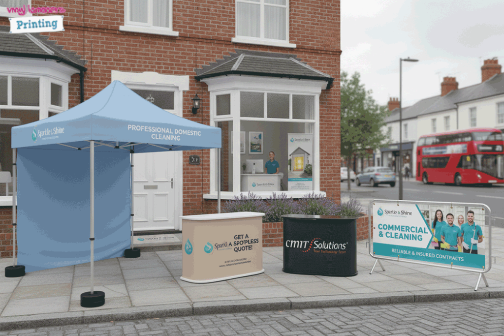 Domestic Cleaning Outdoor Banner Stands