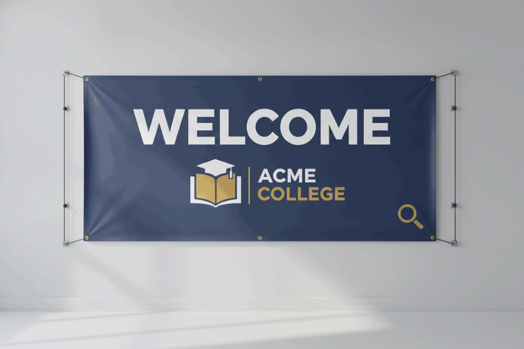 Training Provider Banner Printing
