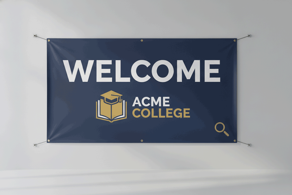 Training Provider Open Day Banner Printing