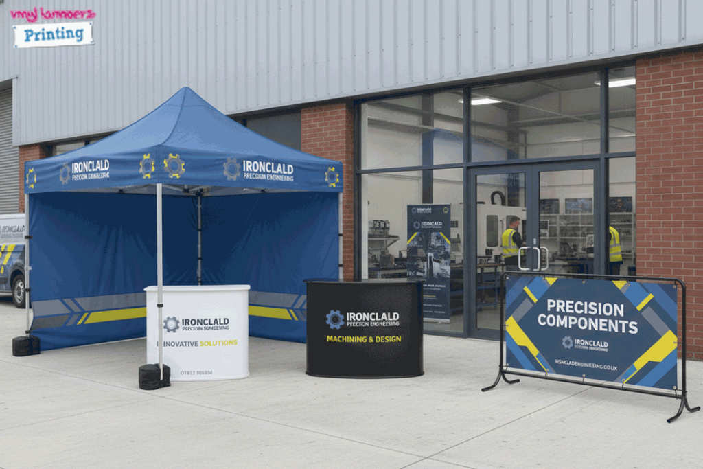 Engineering Company Outdoor Banner Stands