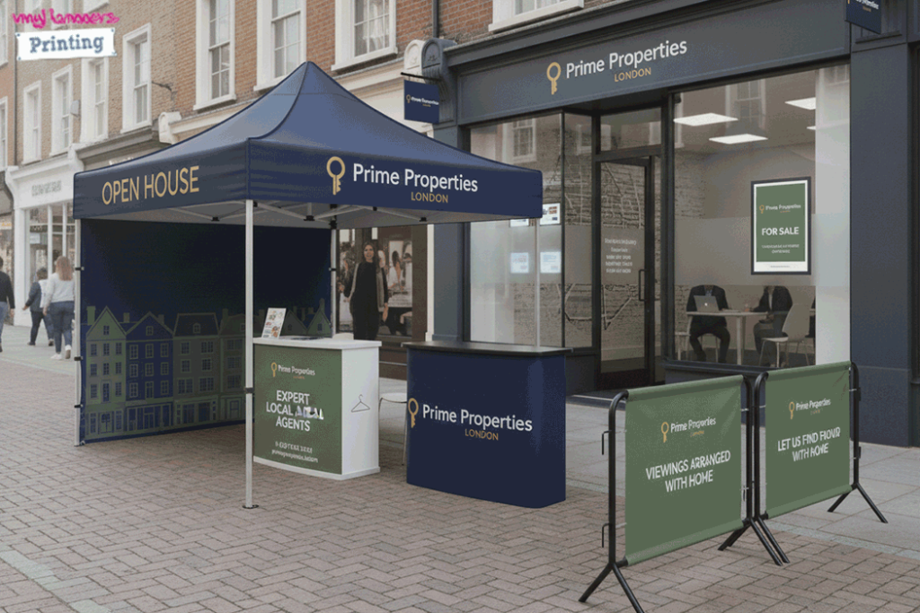 Estate Agent Outdoor Banner Stands