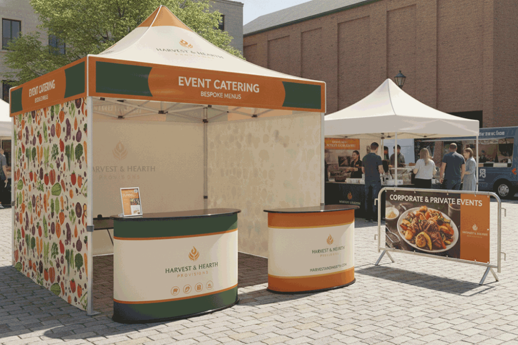 Event Catering Outdoor Banner Stands