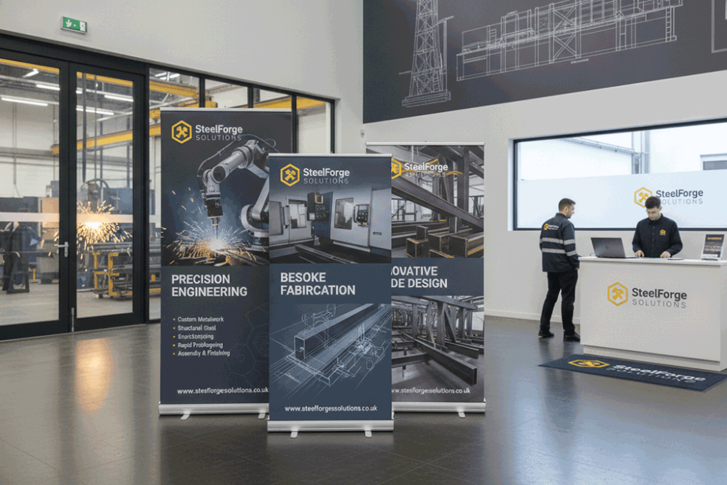 Fabrication Company Indoor Banner Stands