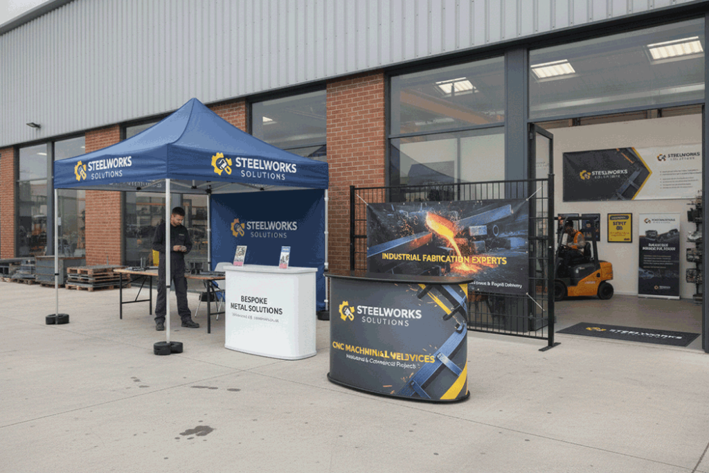 Fabrication Company Outdoor Banner Stands