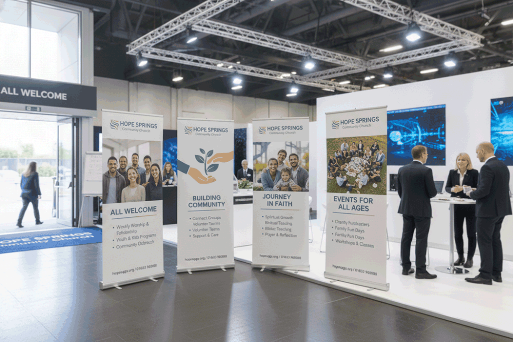 Faith Organisation Indoor Banner Stands