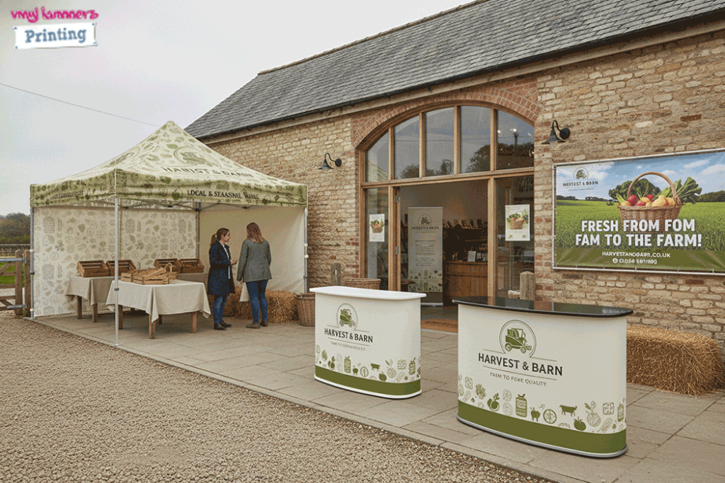 Farm Shop Agriculture Outdoor Banner Stands