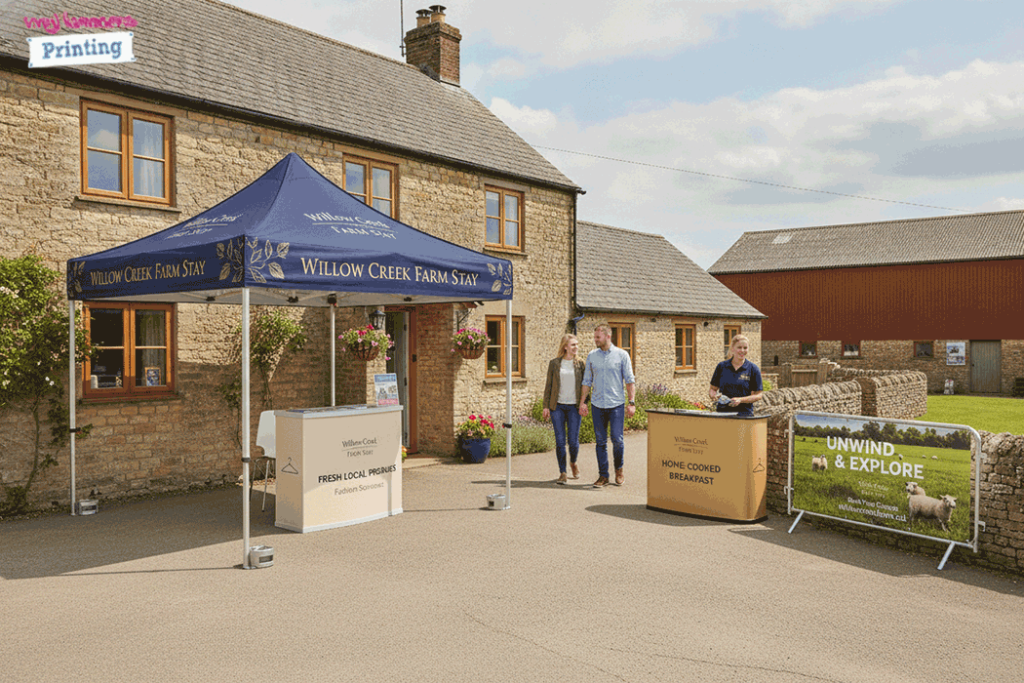 Farm Stay Outdoor Banner Stands