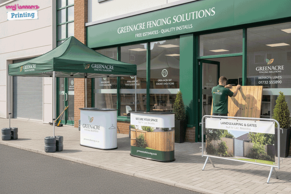 Fencing & Gates Outdoor Banner Stands