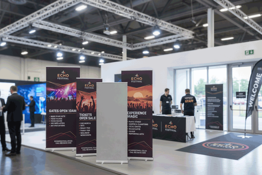 Festival Indoor Banner Stands