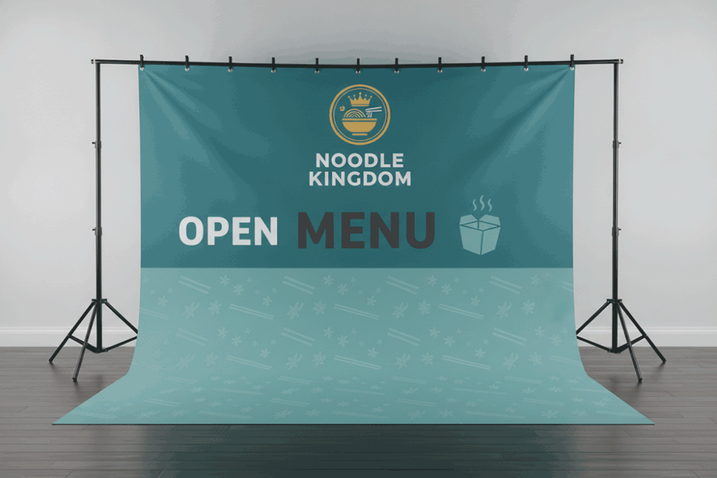 Cafe Backdrop Banners