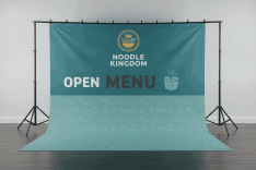 Afghan Takeaway Backdrop Banners