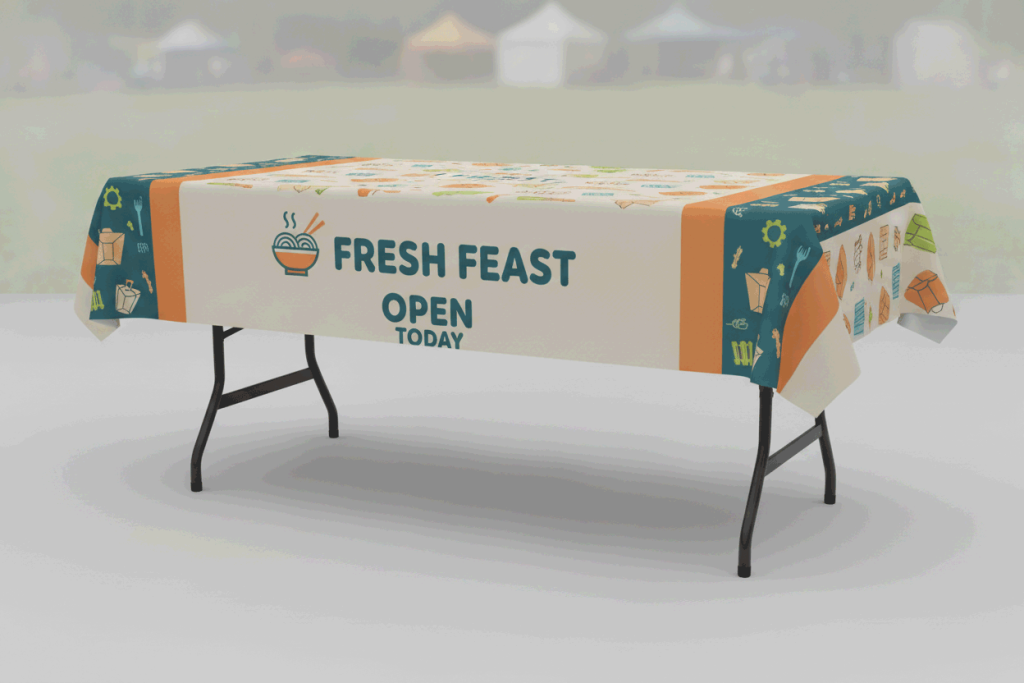 Fried Chicken Takeaway Tablecloth Printing - Printed Today