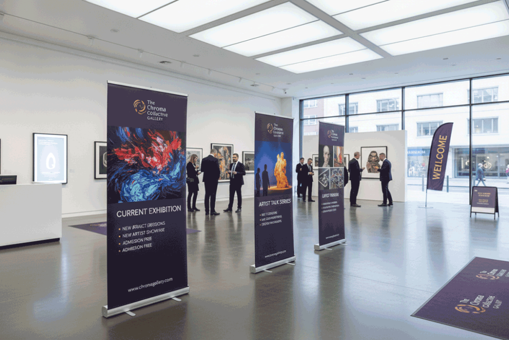 Gallery Indoor Banner Stands