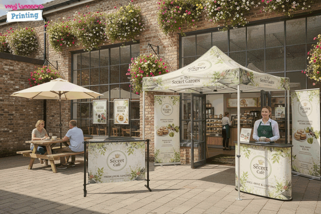 Garden Centre Cafe Outdoor Banner Stands