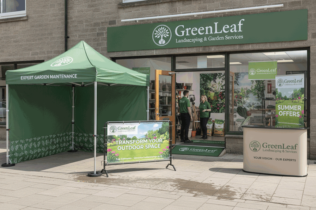 Gardening Services Outdoor Banner Stands