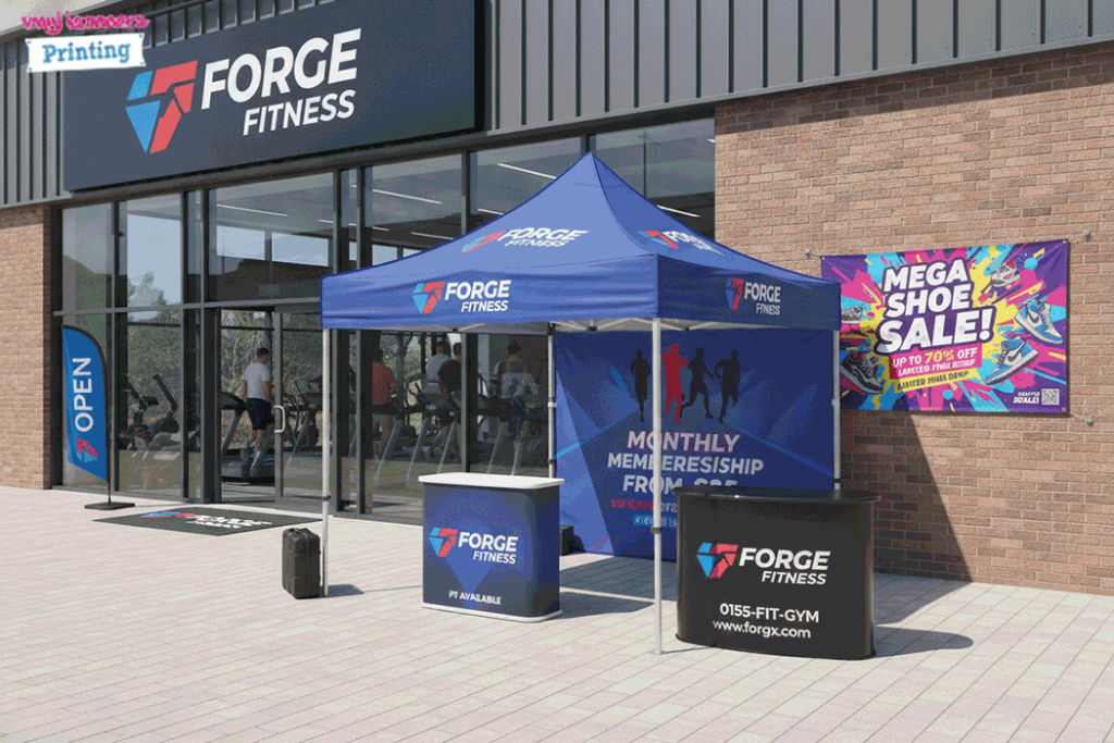 Gym Outdoor Banner Stands