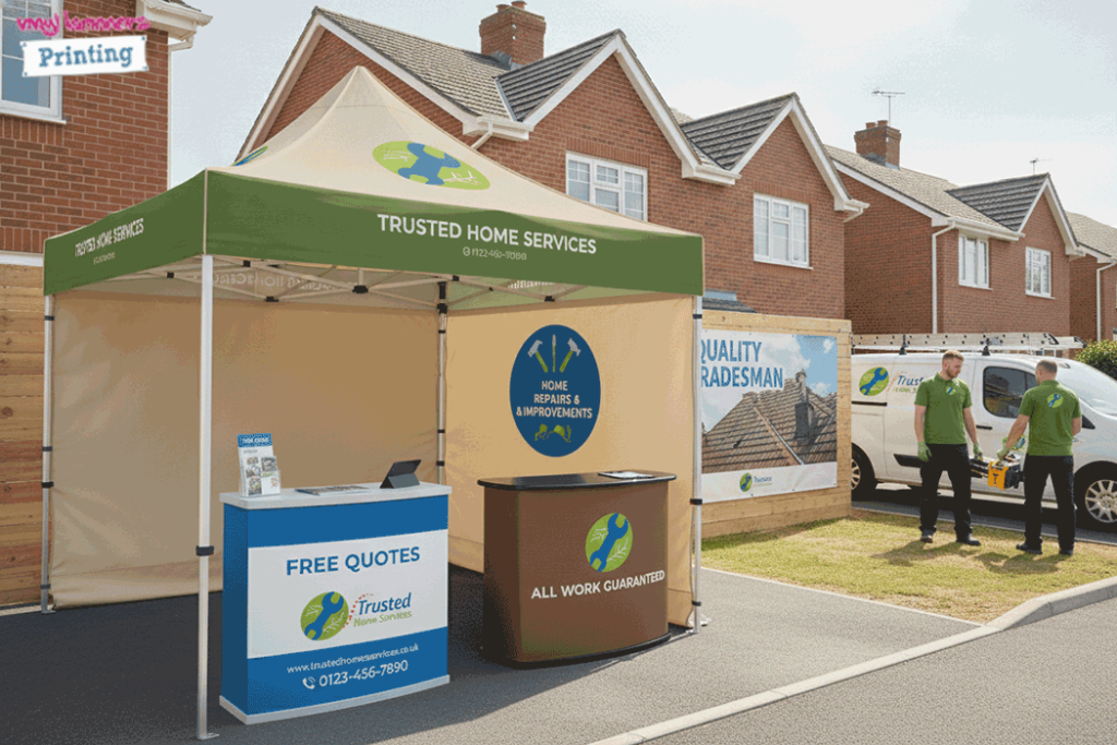 Home Services Outdoor Banner Stands