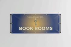Holiday Lodge Banner Printing