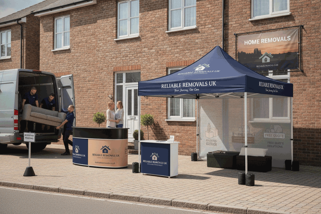 House Removals Outdoor Banner Stands