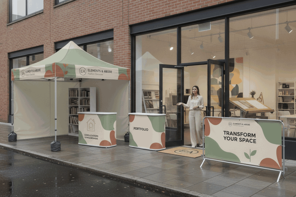 Interior Designer Outdoor Banner Stands