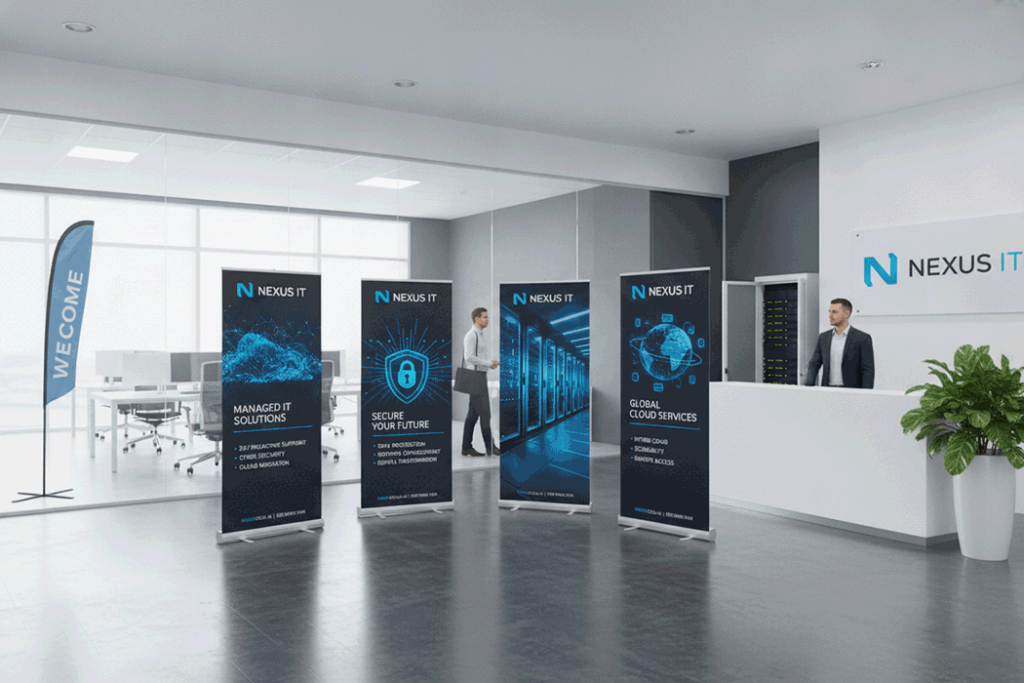 IT Company Banner Stands
