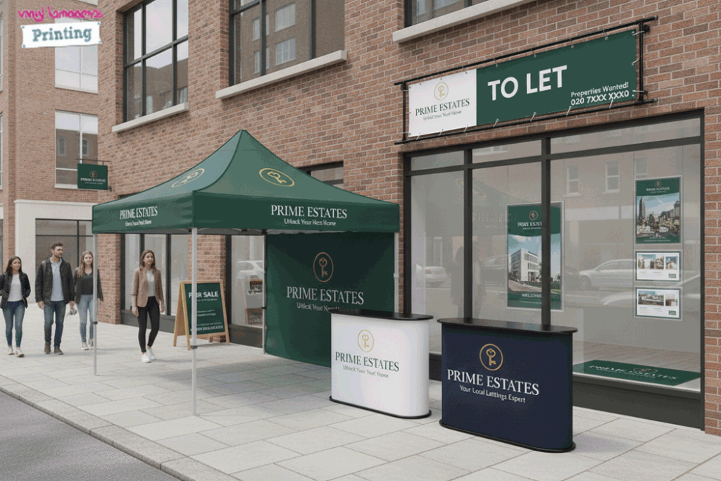 Letting Agent Outdoor Banner Stands