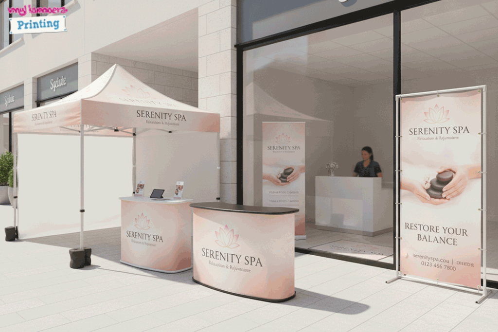 Massage Therapist Outdoor Banner Stands